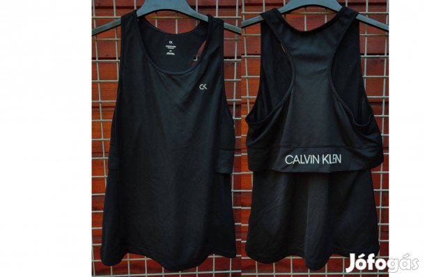 Calvin Klein eredeti fekete női ujjatlan sportfelső (S)