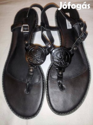 Calvin Klein fekete bőr szandál - 38