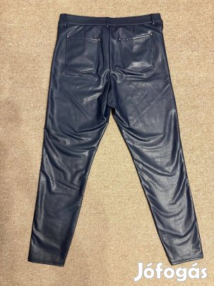 Calzedonia Skinny Bőrnadrág, kék XL-es