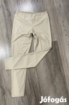 Calzedonia bézs bőrhatású leggings