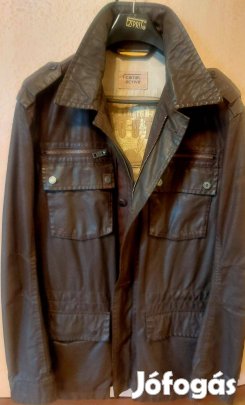 Camel Activ átmeneti férfi nubuk bőr hosszú dzseki XL méretb(52)