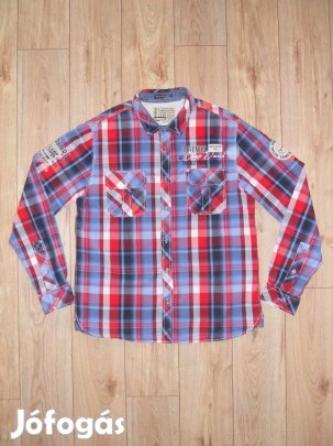 Camp David kockás hosszú ujjú ing (M-es)