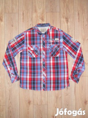 Camp David kockás hosszú ujjú ing (M-es)
