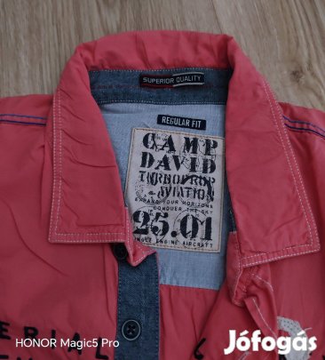 Camp David pamut férfi ing XL