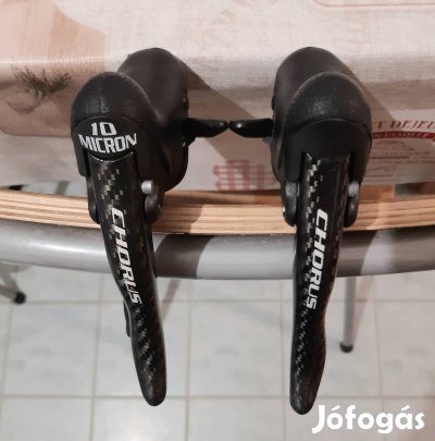 Campagnolo Chorus Ergopower karbon fékváltókar szett. Újszerű! 2x10