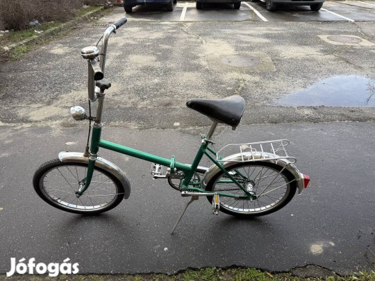 Camping felujított összecsukható kerékpár.