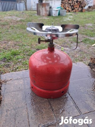 Camping gázpalack gázégővel (2db)