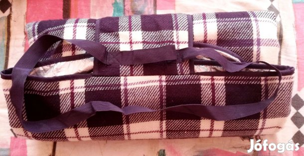 Camping piknik terítő,alul vízhatlan,új,170x135 cm!/63