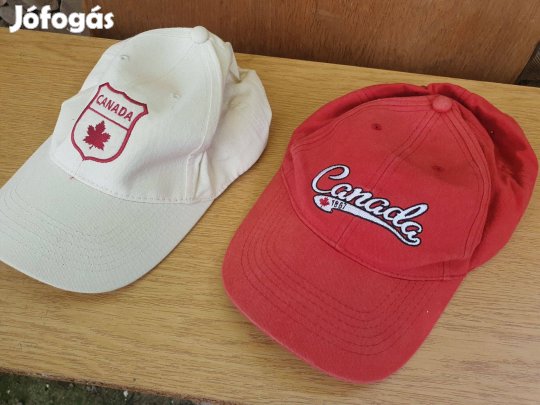 Canada baseball sapkák -piros, fehér, uniszex