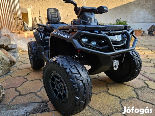 Canam Outlander 400W-os 2 személyes 4x4-es gyermek quad ATV bőr ülés é