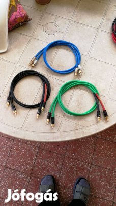 Canare L-4E6S RCA Kábel eladó különböző hosszban, és színben!