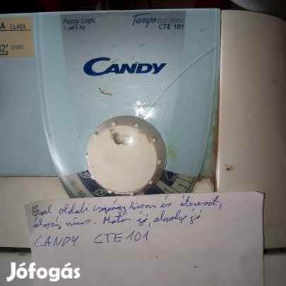 Candy Tempo Electronic CTE101 hibás mosógép felül töltős