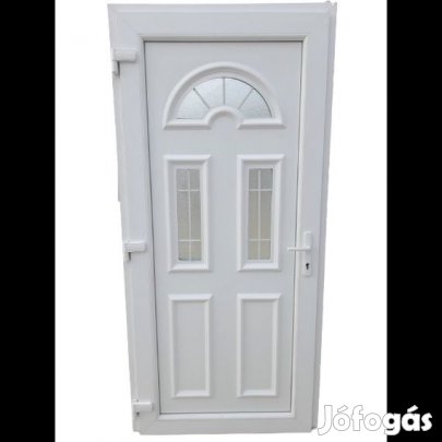 Candy -FL- Műanyag Bejárati Ajtó /  100x210 / Fehér