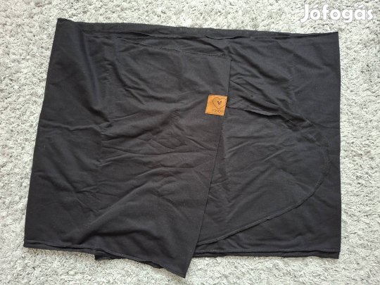 Cangaroo Cherish babahordozó kendő, fekete színben