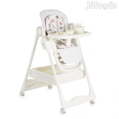 Cangaroo Surprise multifunkciós etetőszék tányérral és előkével Fehér