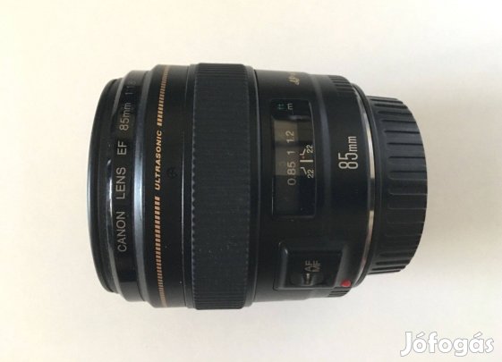 Canon 1.8/85 USM portré objektív új állapotban eladó