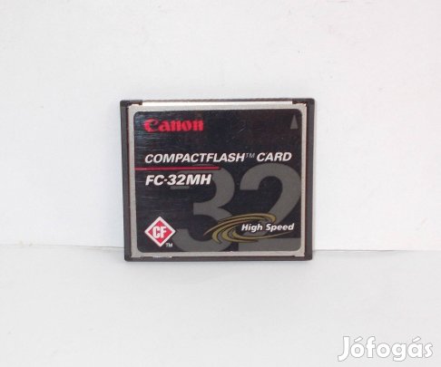 Canon 32MB Compact Flash Memóriakártya. Tesztelt