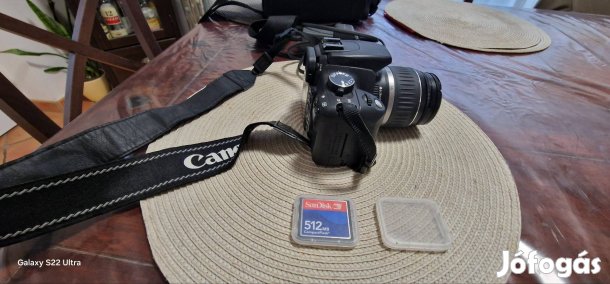 Canon 350 D digitális fényképezőgép 18-55mm lencsével