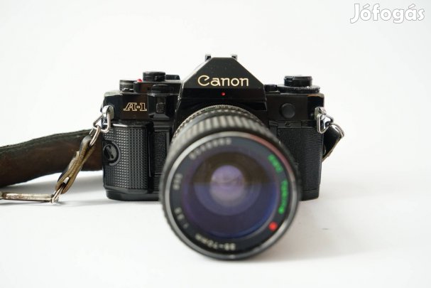 Canon A-1 35mm tükörreflexes analóg fényképezőgép