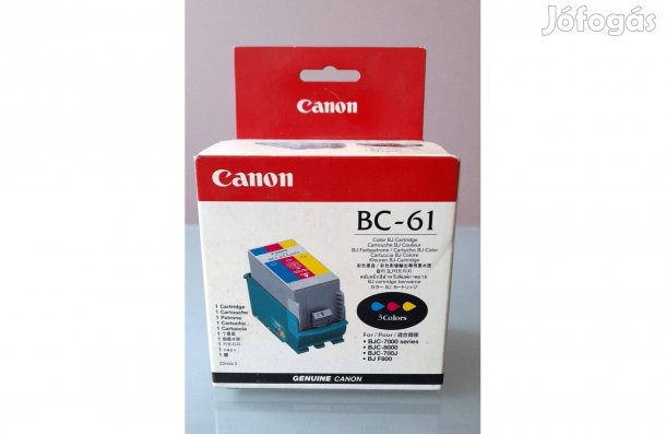 Canon BC61 eredeti , Canon BC-61 , Canon BC 61 tintapatron = 5999.-Ft