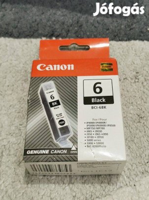 Canon BCI-6BK eredeti fekete nyomtatópatron tintapatron tinta patron
