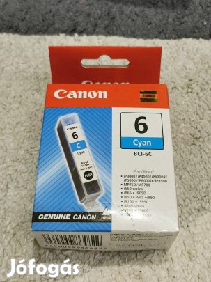 Canon BCI-6C eredeti ciánkék nyomtatópatron tintapatron tinta patron