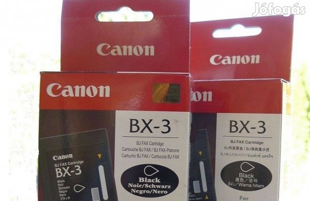 Canon BX-3 eredeti tintapatron ; canon BX3 faxpatron = 4.994.-Ft