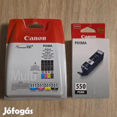 Canon CLI551 Multipack + Canon PGI550 tintapatron