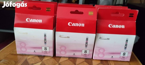 Canon CLI-8PM festék patron, 9db, originált, bontatlan állapotban!