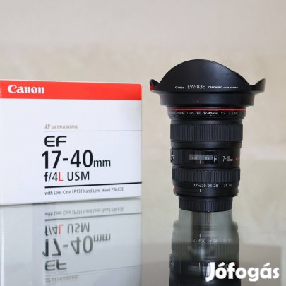 Canon EF 17-40mm f/4L USM objektív - Újszerű - 17-40