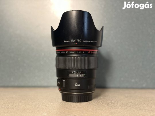 Canon EF 35mm f1.4 L USM - 6 hónap garancia