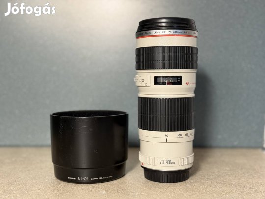 Canon EF 70-200 f4 L USM - 6 hónap garancia