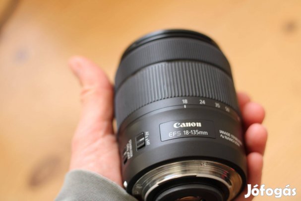 Canon EF-S 18-135mm 18 135 Is USM objektív Szállítás egyeztetés után!