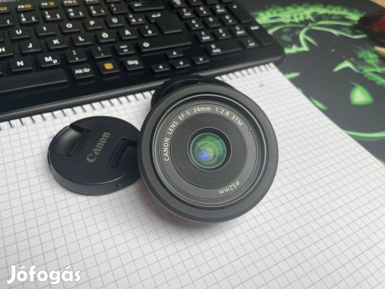 Canon EF-S 24mm 24 mm STM objektív, Szállítás egyeztetés után!