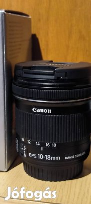 Canon EF -s 10-18 mm objektív eladó!