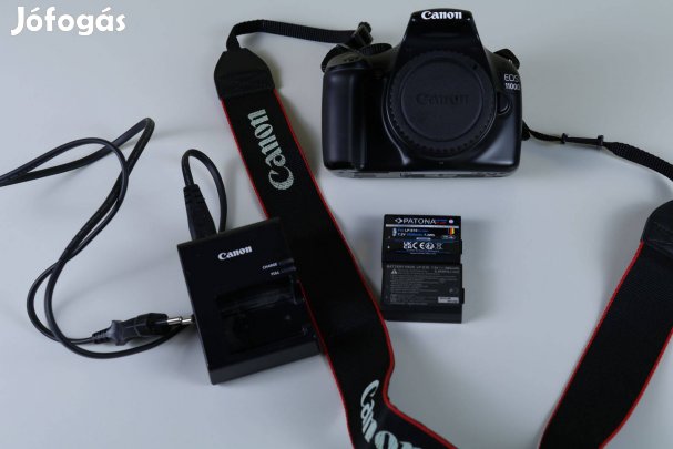 Canon EOS 1100D Tükörreflexes Fényképezőgép 3 Objektívvel, 140E ft