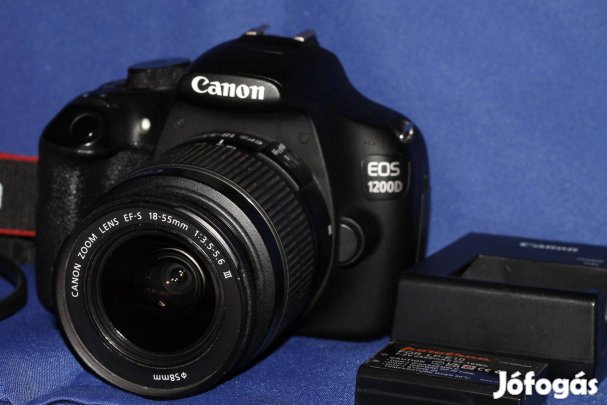 Canon EOS 1200D (EF-S 18-55 III) digitális DSLR fényképezőgép szett