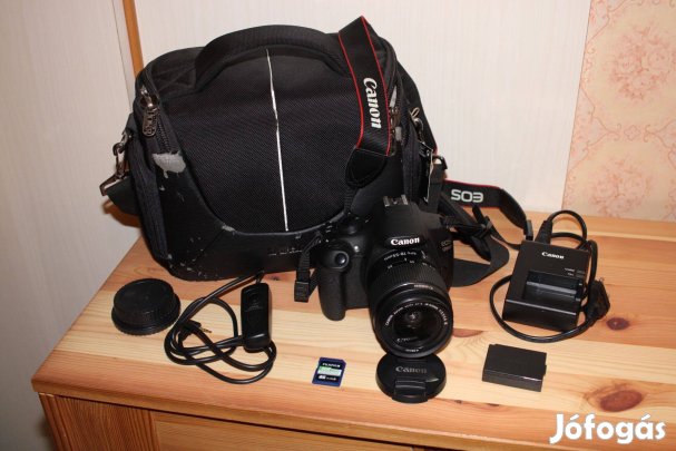 Canon EOS 1200D +kit obi. 14660 expo. Szállítás egyeztetés után!