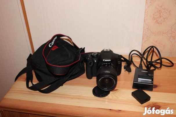 Canon EOS 1200D +kit obi. 6000 expo. Szállítás egyeztetés után!