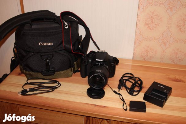 Canon EOS 1200D +kit obi. 8500 expo. Szállítás egyeztetés után!