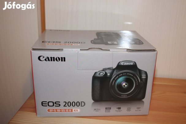 Canon EOS 2000D +kit obi. Új !!! Szállítás egyeztetés után!