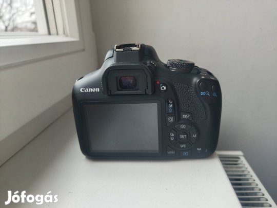 Canon EOS 2000d 2 akksi töltő 18-50mm EFS