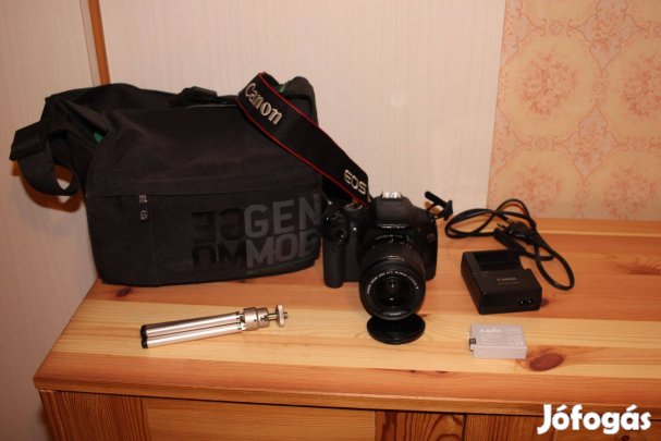 Canon EOS 550D +kit obi. 13200 expo, Szállítás egyeztetés után!