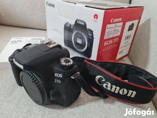 Canon EOS 77D újszerű állapotban