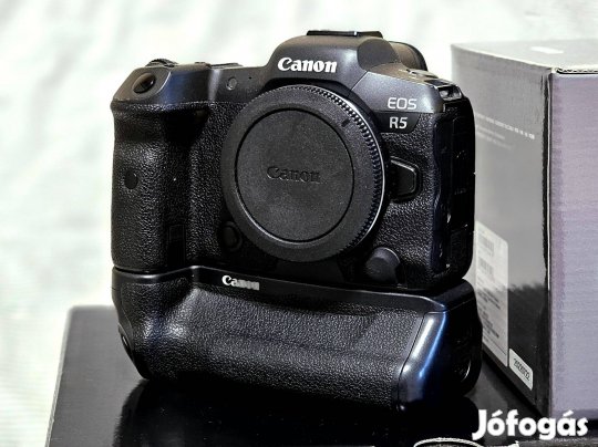 Canon EOS R5 váz markolattal, Garanciális!