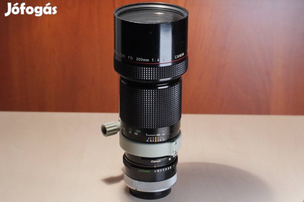 Canon FD 4/300 L objektív 300mm f4