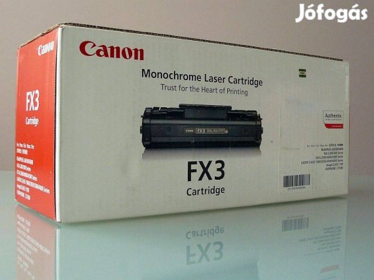 Canon FX3 eredeti fax toner ; Canon FX-3 toner ; Canon FX 3 = 7.620
