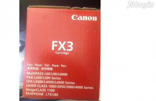 Canon FX 3 toner fekete Eladó!