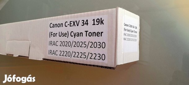 Canon IR C2020 cyan toner. Exv34 , Exv-34 , C-Exv 34 = 12700-Ft