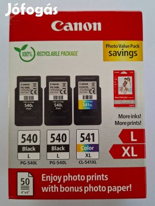Canon PG-540L X2 + CL-541XL eredeti tintapatron multipack